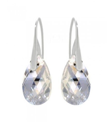 Sterling Moonlight Swarovski Crystals Earrings