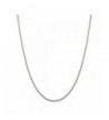 Sterling Silver 1 7mm Diamond Cut Necklace