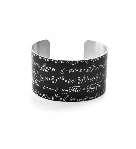 Math Bracelet Equation Chalkboard Aluminium