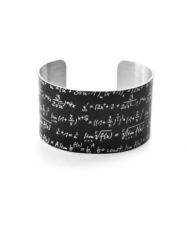Math Bracelet Equation Chalkboard Aluminium