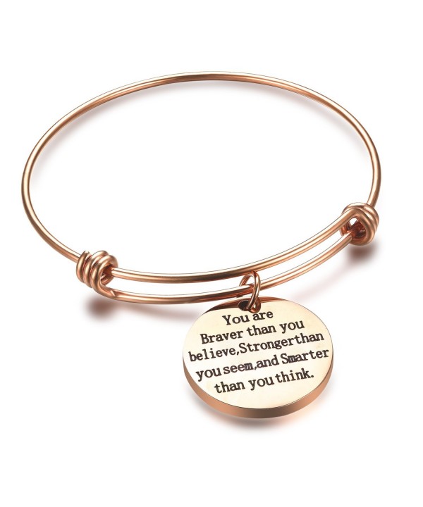 Adjustable Stainless believe Expandable Bracelet