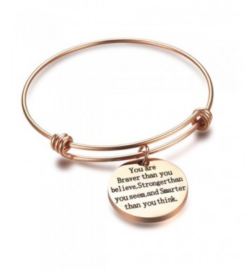 Adjustable Stainless believe Expandable Bracelet