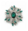 Stunning Emerald Austrian Crystal Corsage