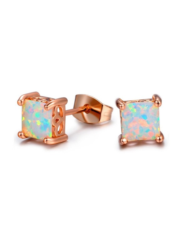 VOLUKA Square Shape Earrings Plated