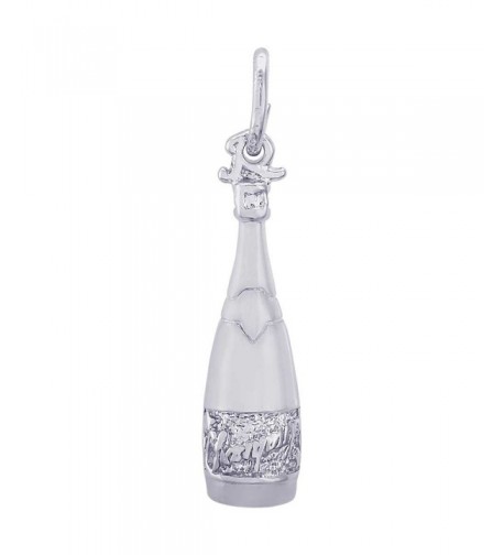 Rembrandt Charms Champagne Bottle Sterling