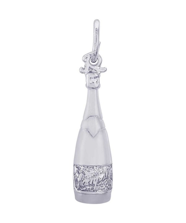 Rembrandt Charms Champagne Bottle Sterling