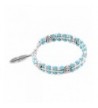 Joy Giving Turquoise Silver Tone Bracelet