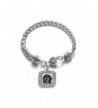 Dachshund Classic Silver Crystal Bracelet