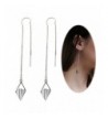 Threader Earring Chandelier Triangle Crystal