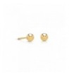 Gold Earrings Extra Small yellow gold