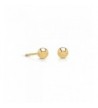 Gold Earrings Extra Small yellow gold
