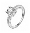 FENDINA Luxurious Engagement Solitaire Anniversary