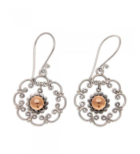 NOVICA Sterling Earrings Delightful Denpasar