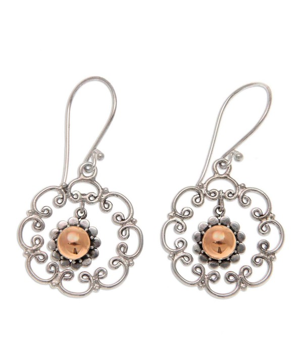 NOVICA Sterling Earrings Delightful Denpasar