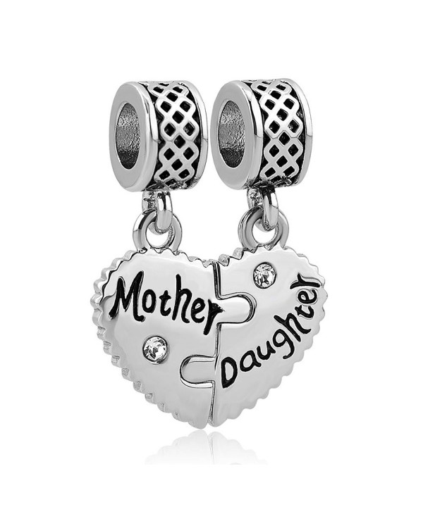 LovelyCharms Mother Daughter European Bracelets