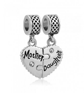 LovelyCharms Mother Daughter European Bracelets