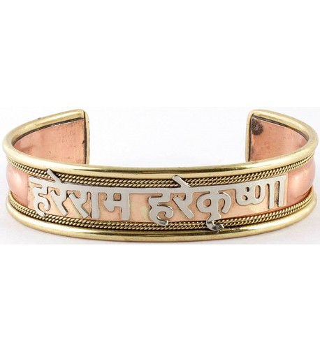 Hare Rama Krishna Cuff Bracelet