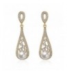 DIDa Imitation Teardrop Earrings Zirconia