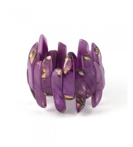 Organic Tagua Stretchy Bracelet Ecuador