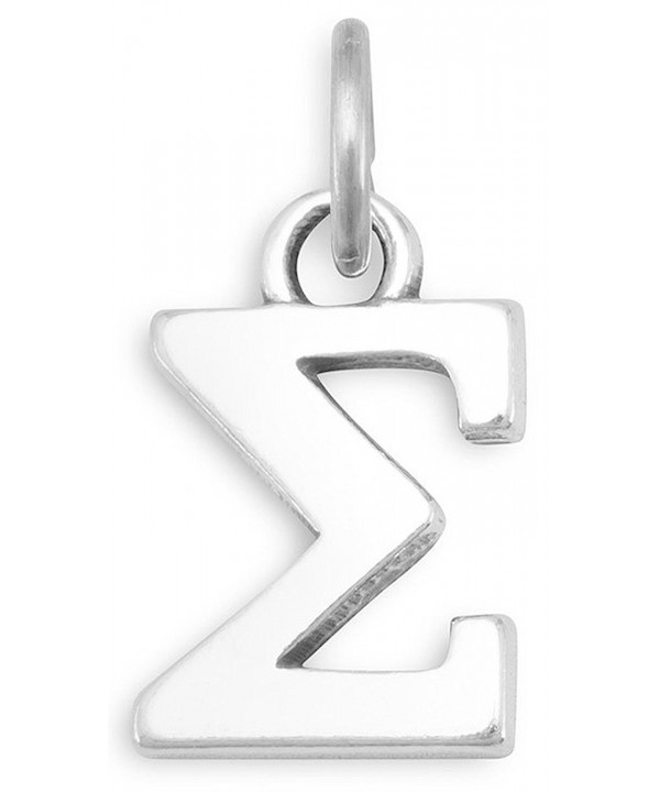 Sterling Silver Charm Greek Letter