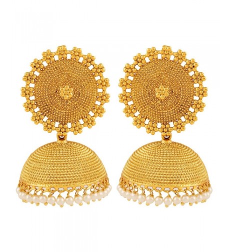 Adwitiya Collection Plated Designer Earring