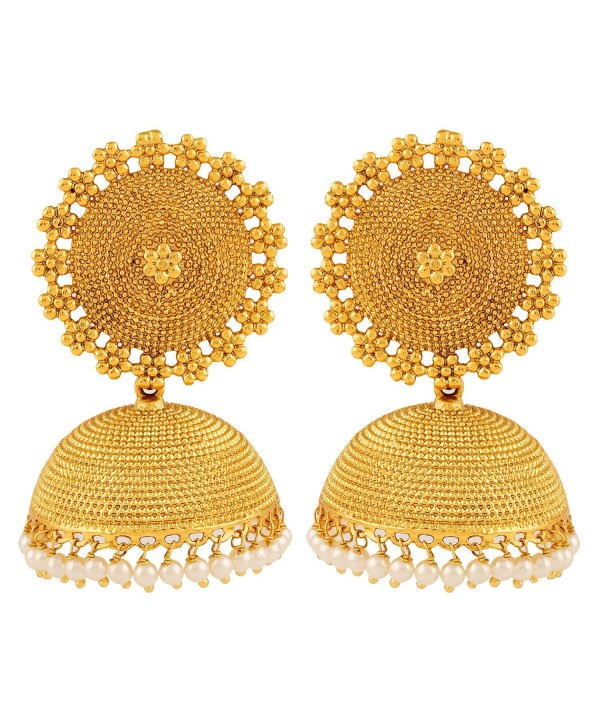 Adwitiya Collection Plated Designer Earring