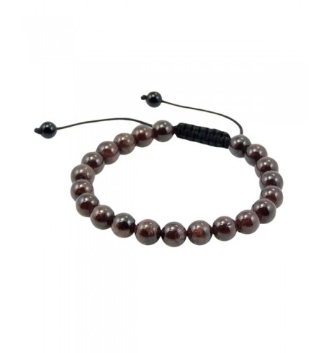 Tibetan Garnet Beads Bracelet Meditation