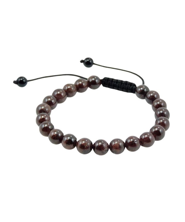 Tibetan Garnet Beads Bracelet Meditation