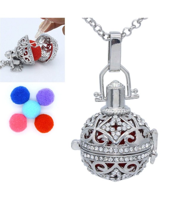 Fragrance Essential Aromatherapy Rhinestone Locket