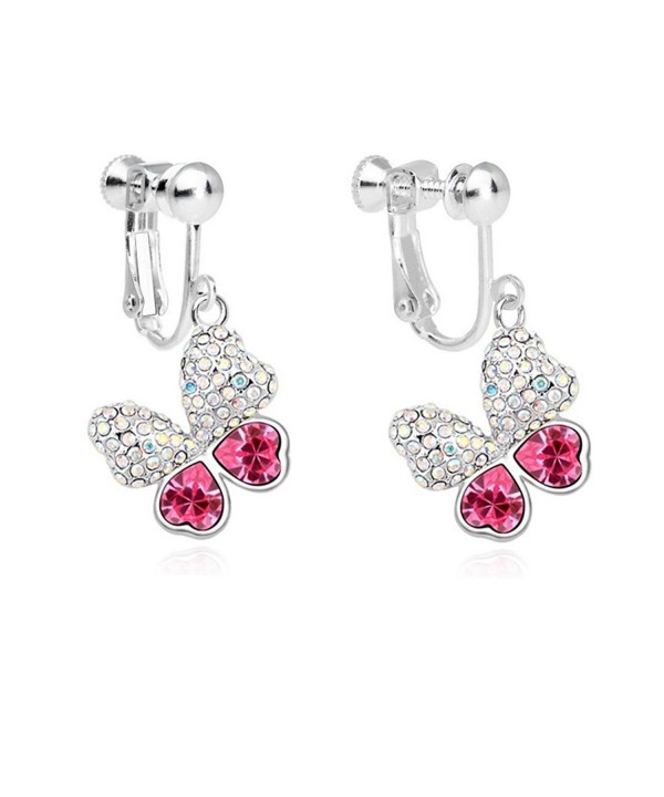 Latigerf Butterfly Non Pierced Swarovski Elements