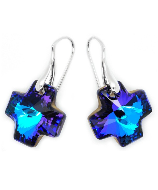 Sterling Silver Earrings Swarovski Crystals