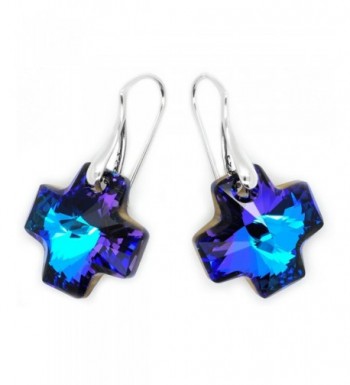 Sterling Silver Earrings Swarovski Crystals