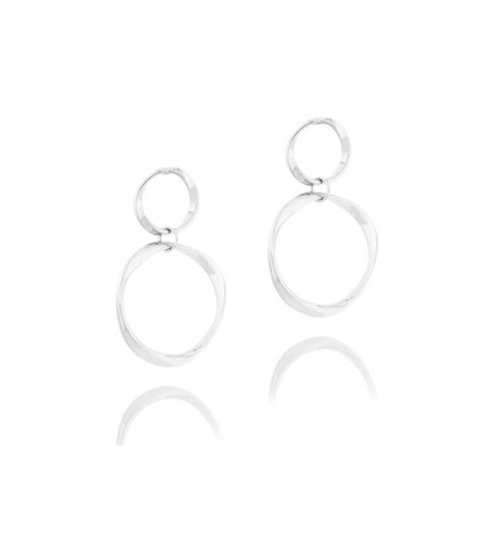 Double Twisted Womens Earrings Dokreil