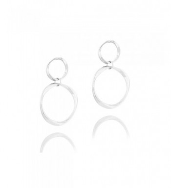 Double Twisted Womens Earrings Dokreil