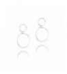 Double Twisted Womens Earrings Dokreil