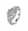 Womens Cubic Zirconia Wedding Engagement