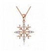 KAVANI Snowflake Pendant Necklace Christmas