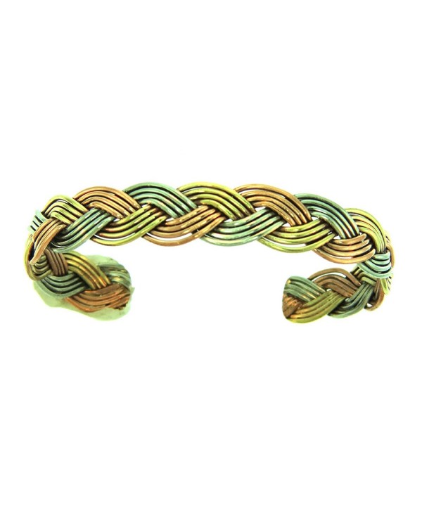 Navajo Artist Copper Braided Bracelet