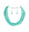 Uniklook Collection Turquoise Simulated Stone Statement