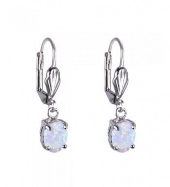 KELITCH Created Opal Dangles Leverback Earrings