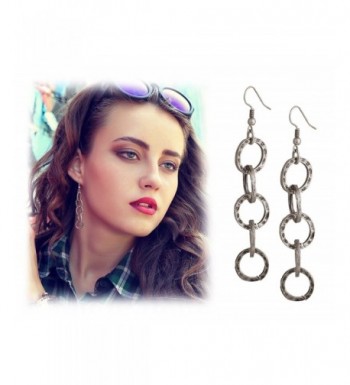 Lightweight Bohemian Turkish Hammered Earrings