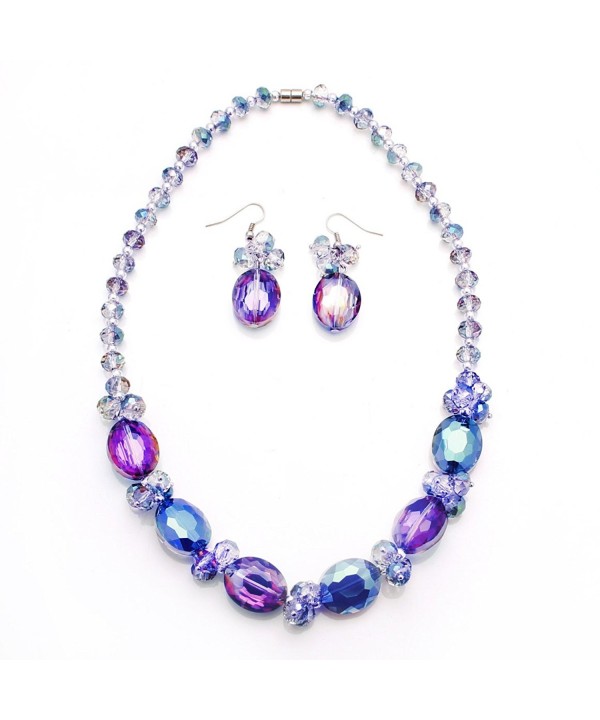 Bleek2Sheek Alexandrite Crystal Necklace Earring