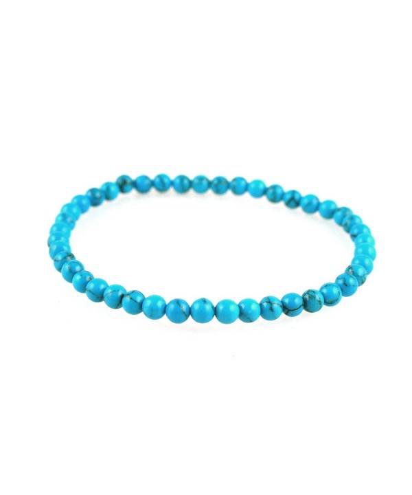 Power Simulated Turquoise Howlite Bracelet