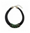 Chunky Statement Choker Necklace NK 10398 Green