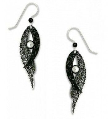 Adajio Sienna Charcoal Folded Earrings