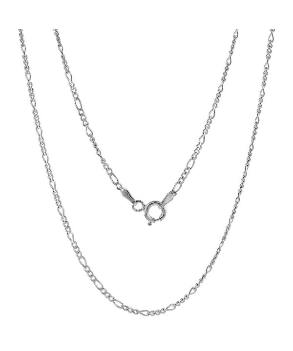 Sterling Silver Figaro Chain Anklet