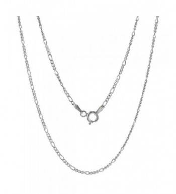 Sterling Silver Figaro Chain Anklet