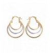 Followmoon Gold Plated Womens Earrings