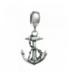 Sterling Silver Anchor European Dangle