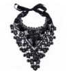 Nataliya Choker Necklaces Black Bead